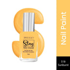 Swiss Beauty Slay Nail Color With Ultra Shine Formulation - 518 Sunburst