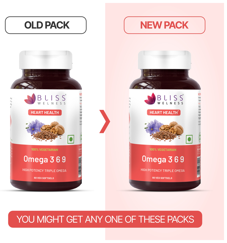 Bliss Welness Cardio Bliss + Omega 3 6 9 Capsule