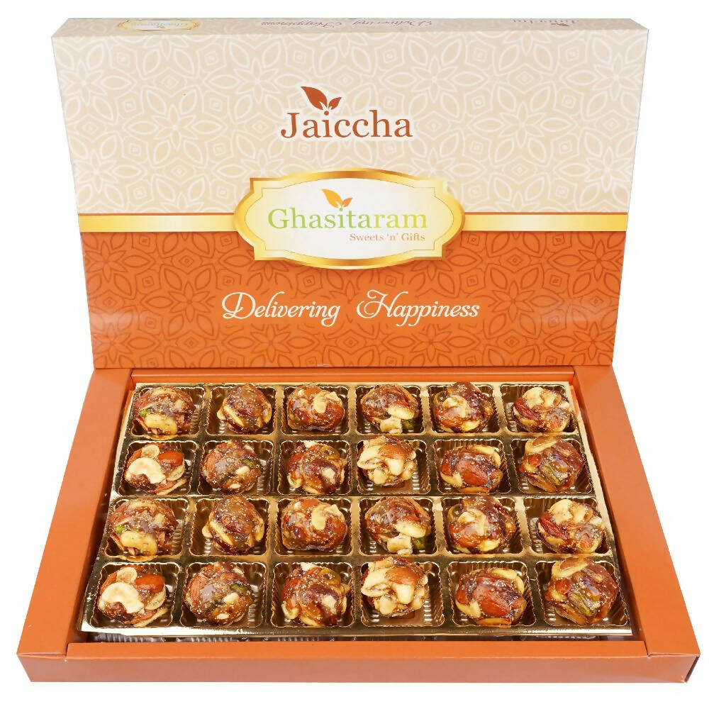 Ghasitaram Dry Fruit Laddoos with No Added Sugar - Distacart