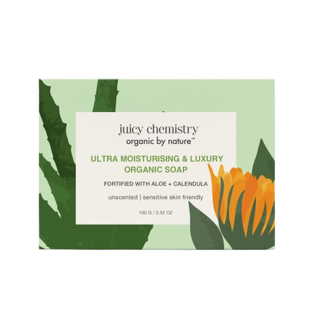 Juicy Chemistry Ultra-Moisturising & Luxurious Organic Soaps, Aloe & Calendula