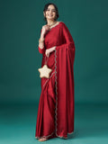kasee Beads and Stones Satin Sarees - Distacart