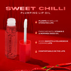 Makeup Revolution Heart Revolution Sweet Chilli Plumping Lip Oil - Clear - Distacart