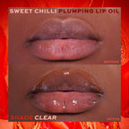 Makeup Revolution Heart Revolution Sweet Chilli Plumping Lip Oil - Clear - Distacart