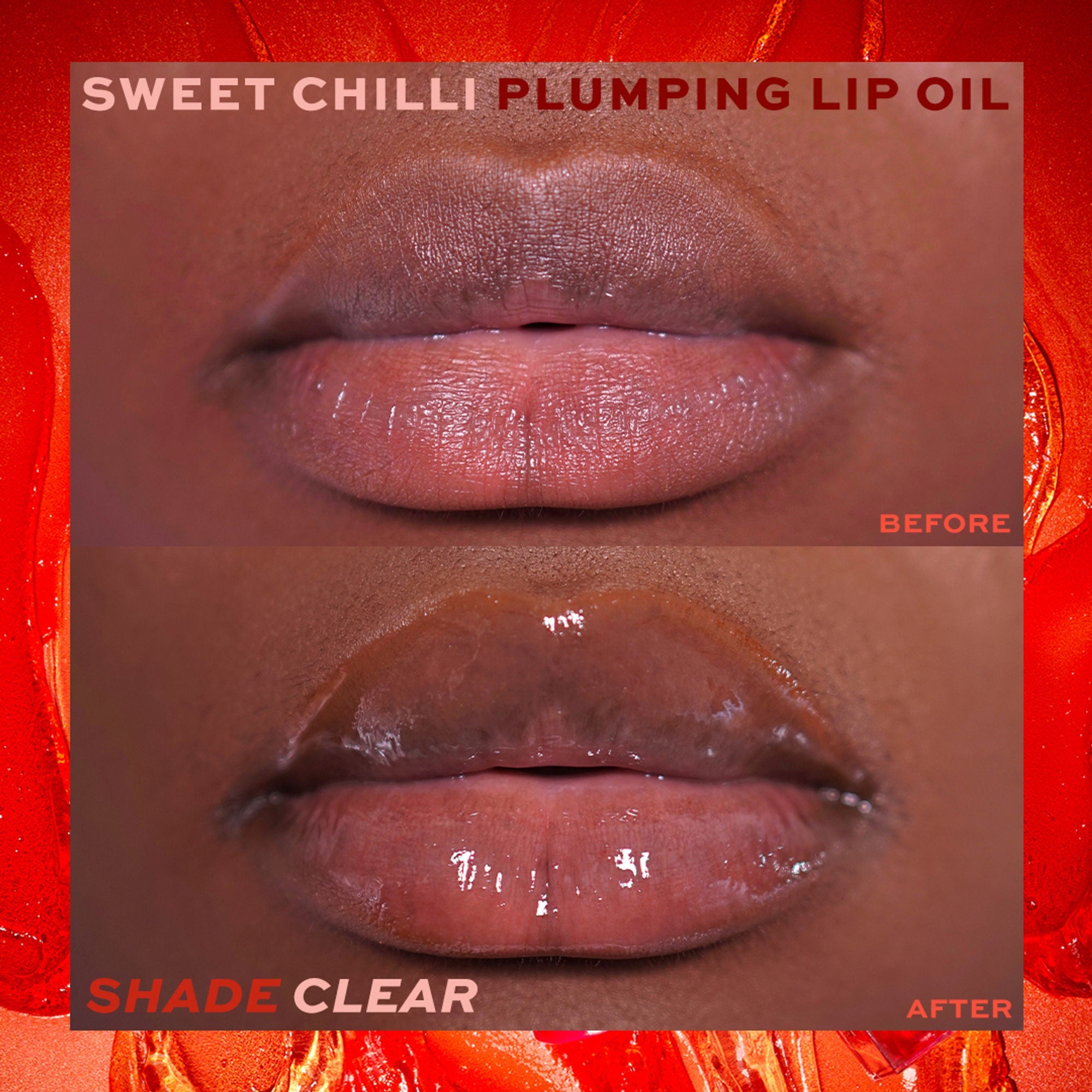 Makeup Revolution Heart Revolution Sweet Chilli Plumping Lip Oil - Clear - Distacart
