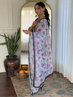 The52 Women Embroidery Work with Rayon Fabric Straight Kurta, Pant and Dupatta Set - Distacart