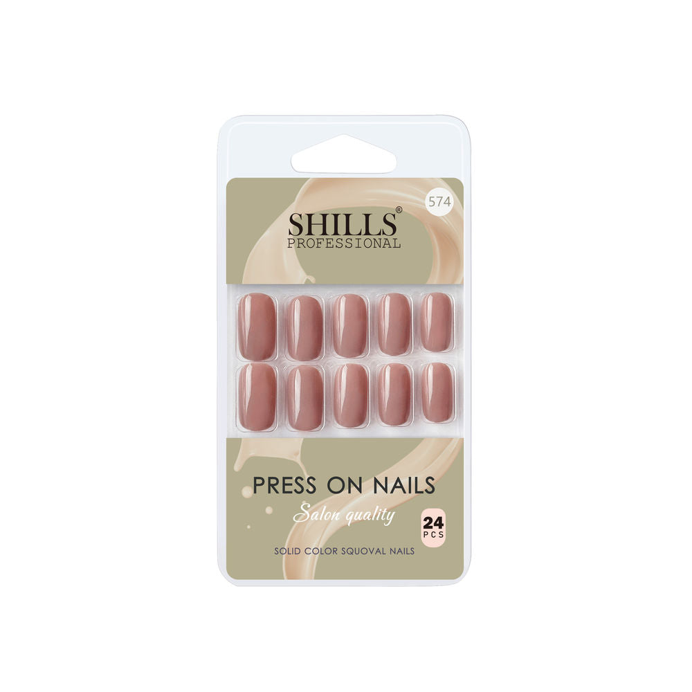 shills professional reusable press on nails square spn574