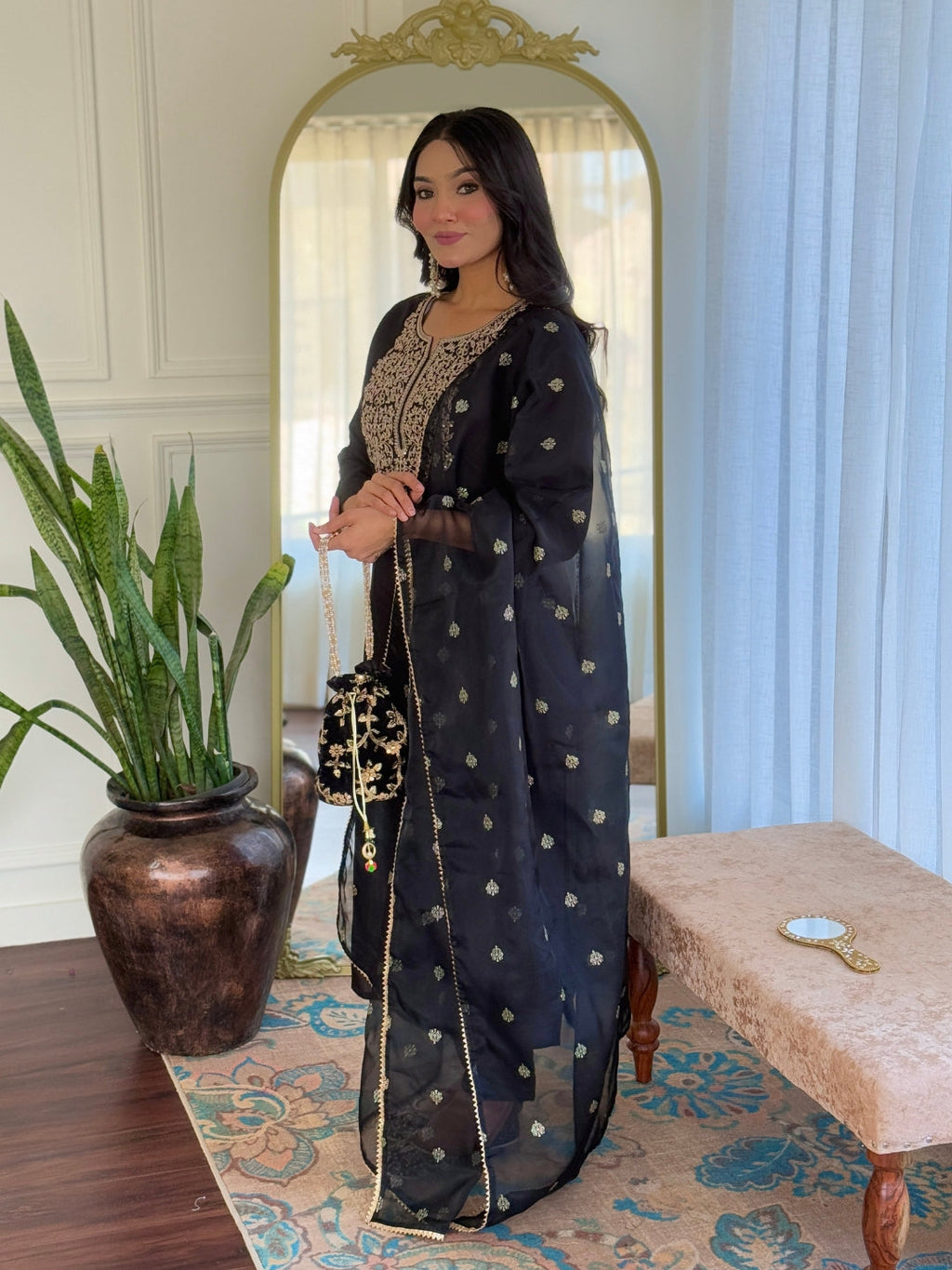 The52 Women Embroidery Work with Viscose Fabric Straight Kurta, Pant and Dupatta Set - Distacart