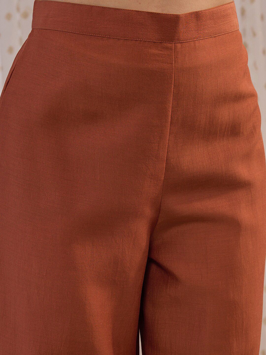 Indo Era Ethnic Motifs Embroidered Regular Gotta Patti Kurta with Trouser & Dupatta - Distacart