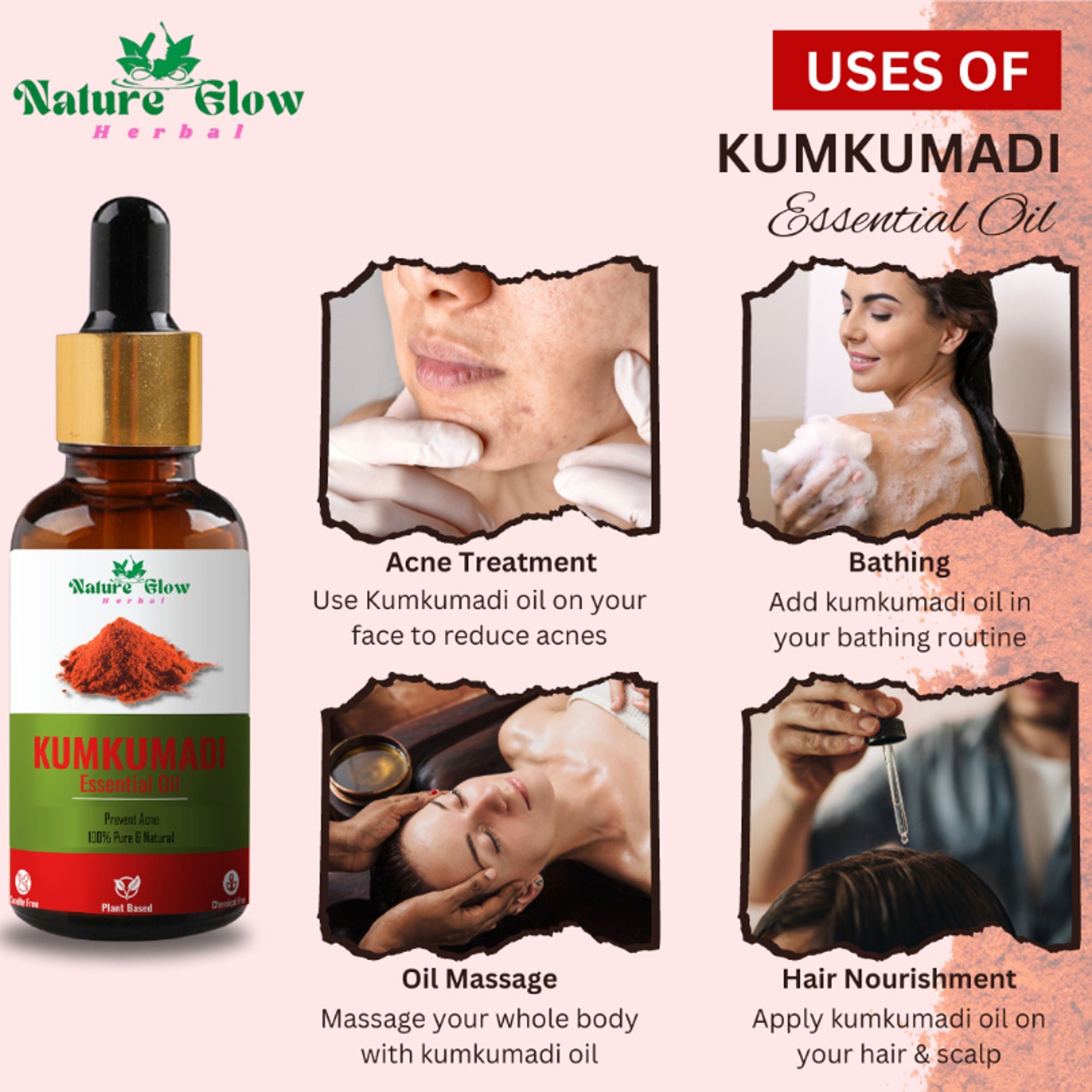 Nature Glow Herbal Kumkumadi Essential Oil