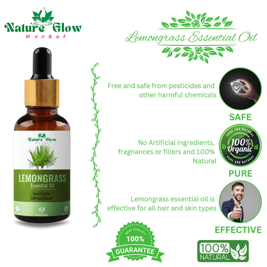 Nature Glow Herbal Lemongrass Essential Oil