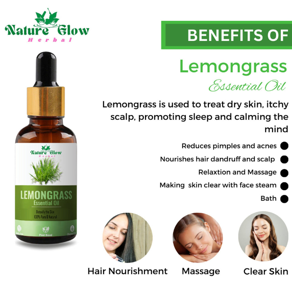 Nature Glow Herbal Lemongrass Essential Oil