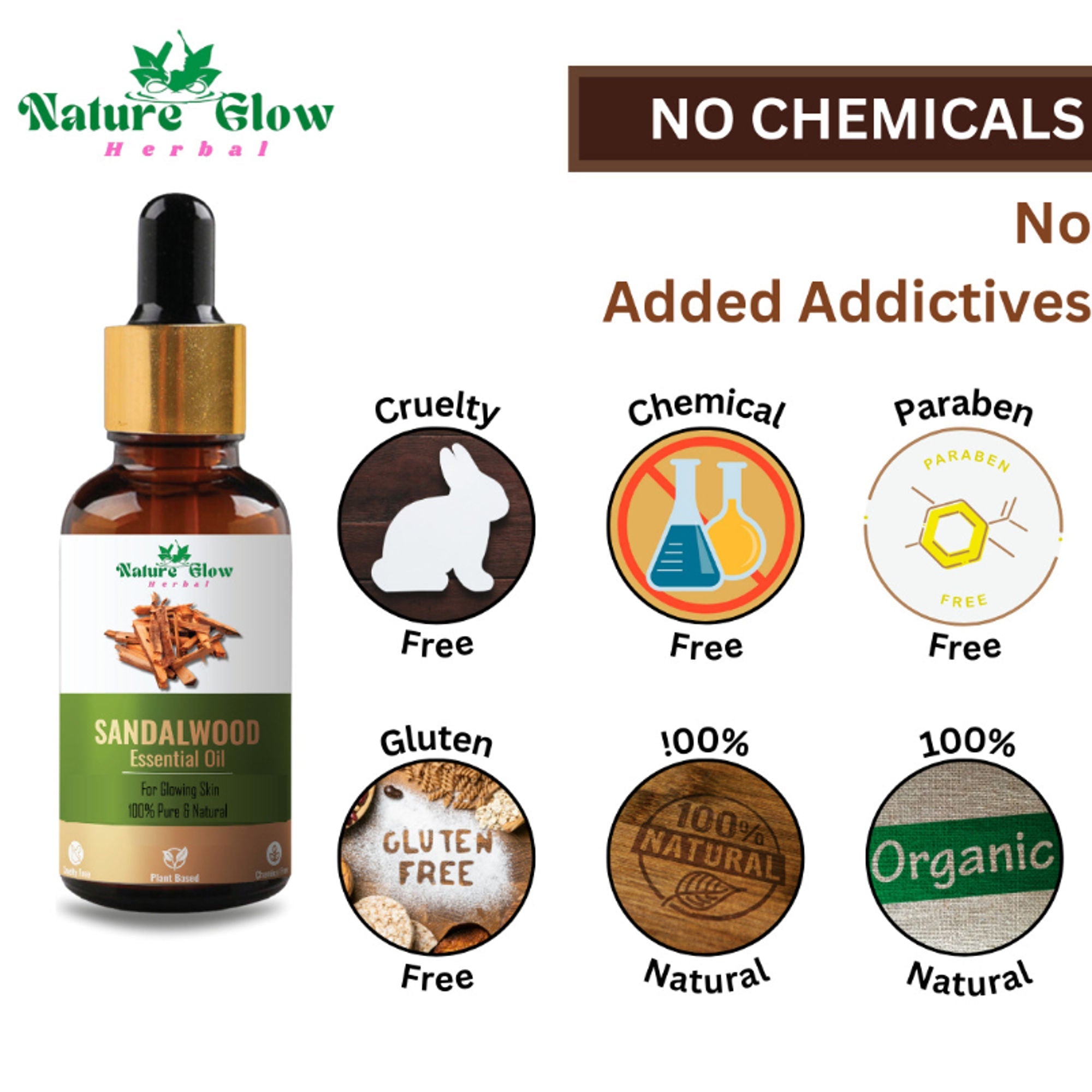 Nature Glow Herbal Sandalwood Essential Oil