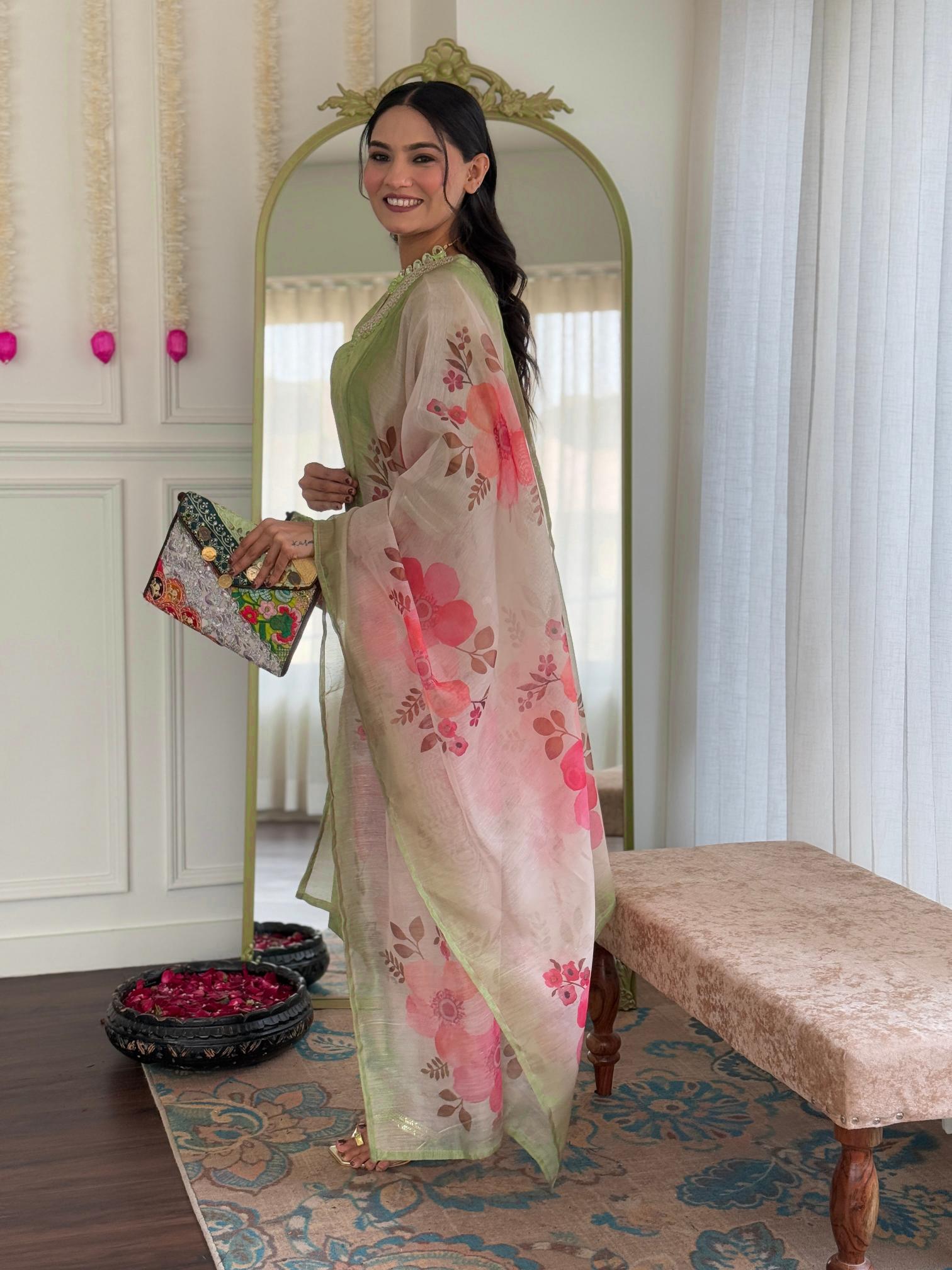The52 Beautiful Women's Rayon Fabric Straight Kurta, Pant and Dupatta Set - Distacart
