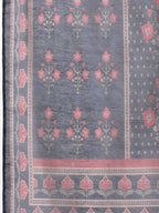 Myshka Blue Color Chanderi silk Printed Kurta With Pant Dupatta Set