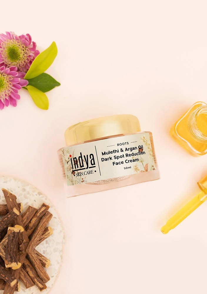 Indya Mulethi & Argan Oil Dark Spot Reduction Face Cream