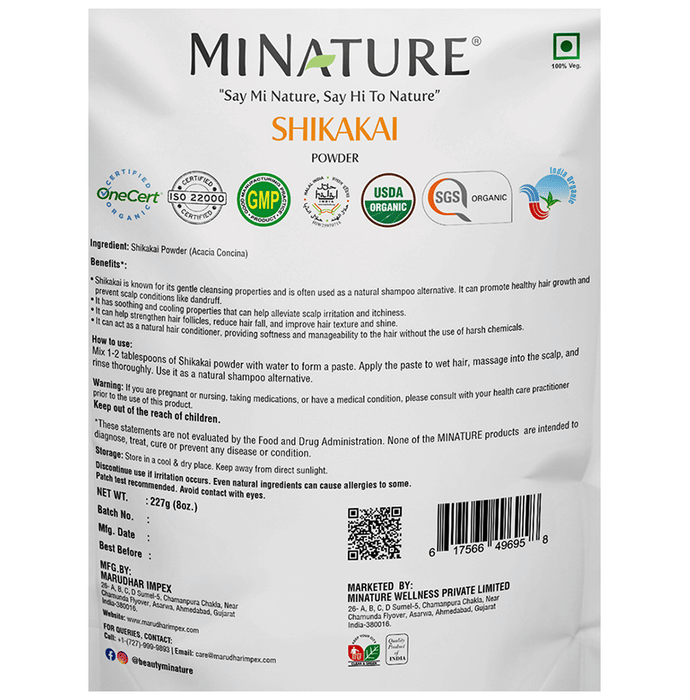Minature Shikakai Organic Powder