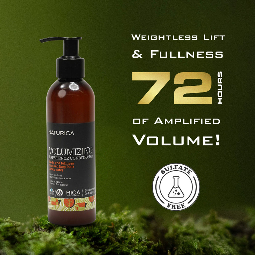 Naturica Volumizing Experience Conditioner for Fine Hair, Restore Softness with Wheat Germ Protein
