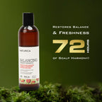 Naturica Balancing Remedy Shampoo for Sensitive Scalp, Regulate Oil with Sage & Nettle Extract
