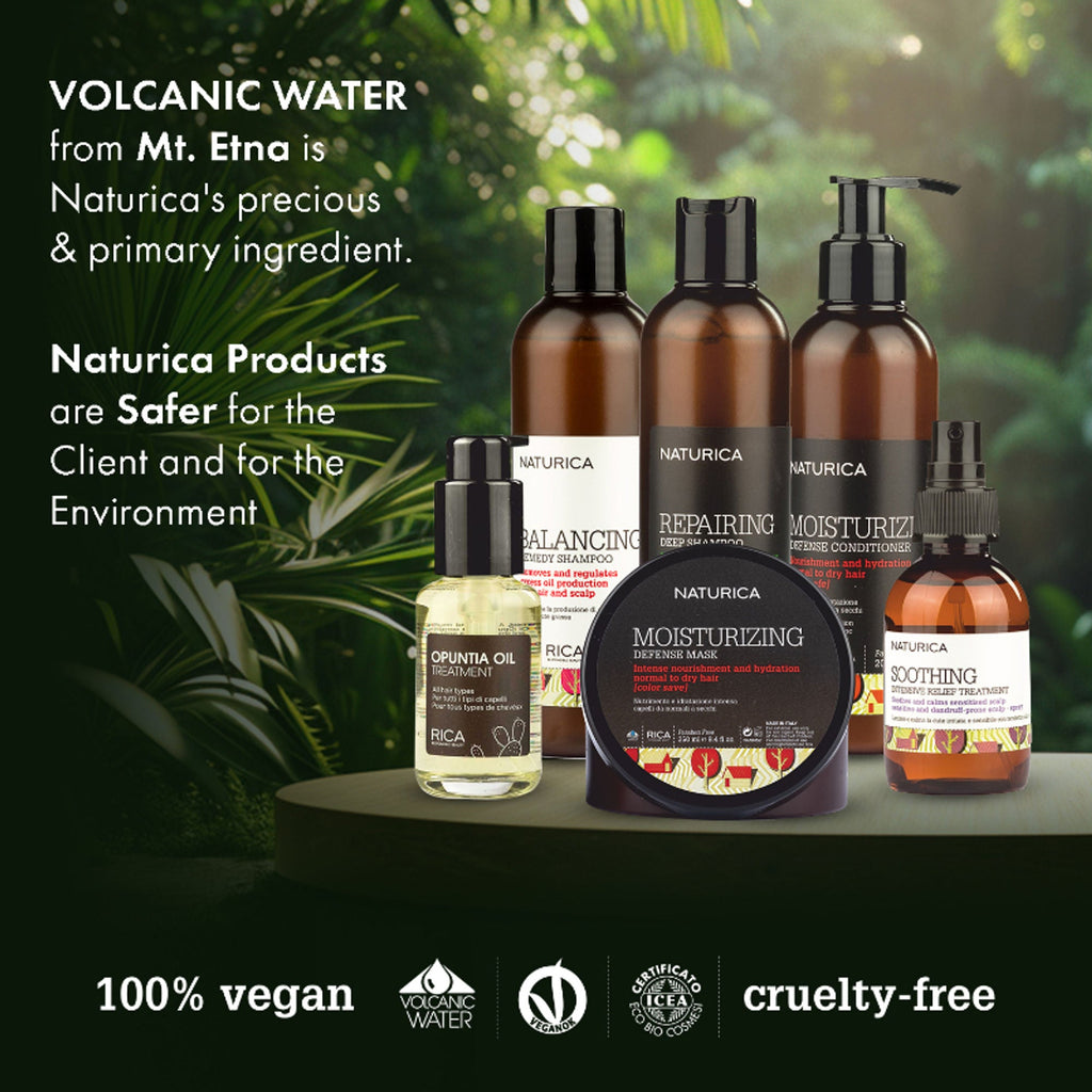 Naturica Balancing Remedy Shampoo for Sensitive Scalp, Regulate Oil with Sage & Nettle Extract