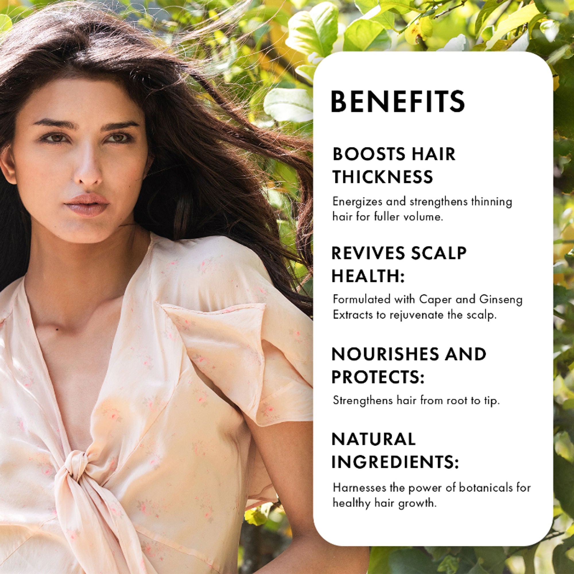 Naturica Energizing Miracle Shampoo for Thin Hair, Strengthen with Rosemary Oil & Ginseng Extract