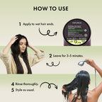 Naturica Repairing Deep Mask for Dry and Damaged Hair, Revitalize with Keratin & Pistachio Oil - Distacart