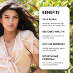 Naturica Repairing Deep Mask for Dry and Damaged Hair, Revitalize with Keratin & Pistachio Oil - Distacart