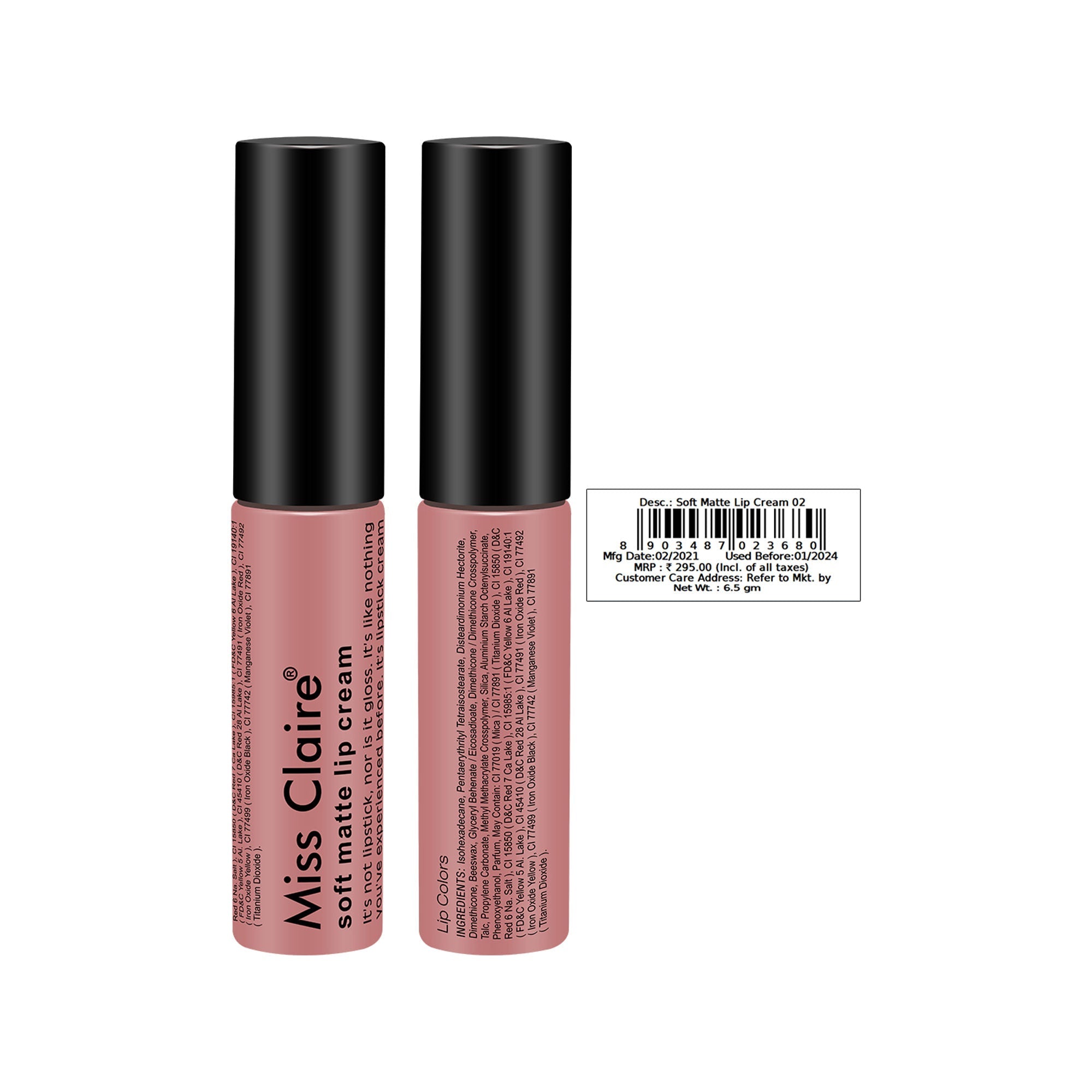 Miss Claire Soft Matte Lip Cream - 2 - Distacart