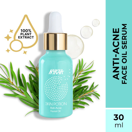 Nykaa Naturals Anti-Acne Face Oil Serum with Tea Tree Oil for oil control and acne prone skin