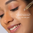 Nykaa Naturals Skin Potion 24K Gold Collagen Boosting Face Oil Serum with Squalene