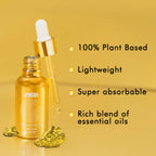 Nykaa Naturals Skin Potion 24K Gold Collagen Boosting Face Oil Serum with Squalene