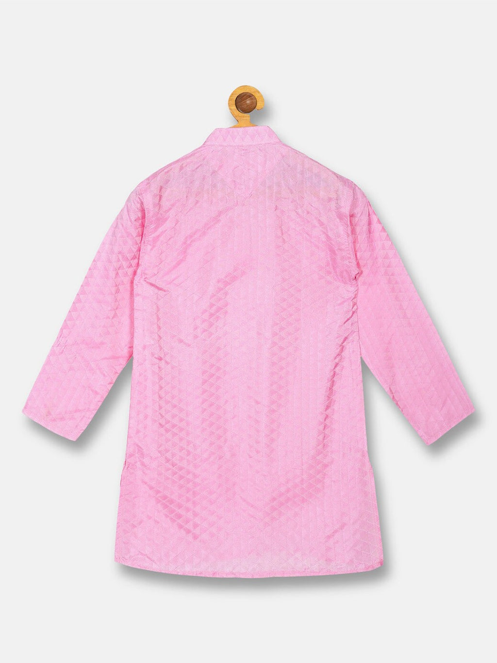 Sethukrishna Boys Pink Kurta with Pyjamas set
