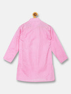 Sethukrishna Boys Pink Kurta with Pyjamas set