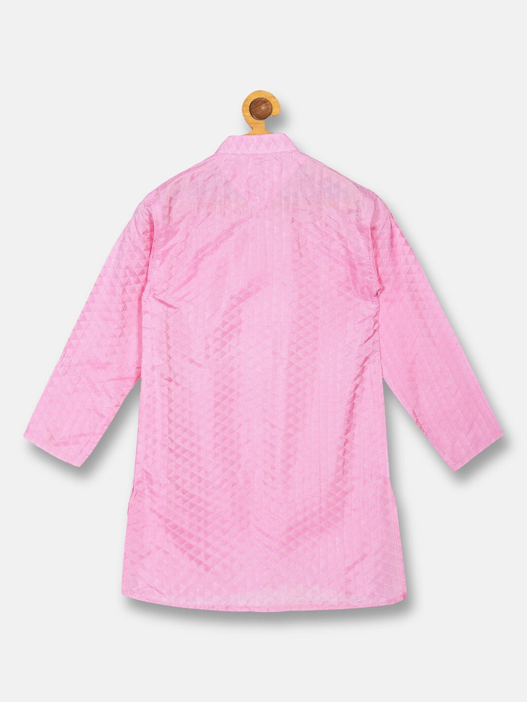 Sethukrishna Boys Pink Kurta with Pyjamas set