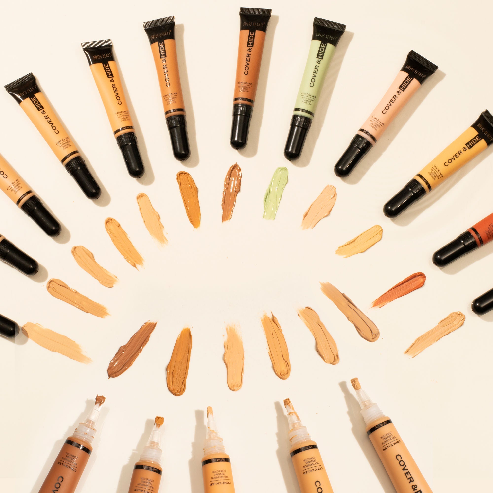 Swiss Beauty Cover & Hide Concealer - 10 Orange Corrector - Distacart