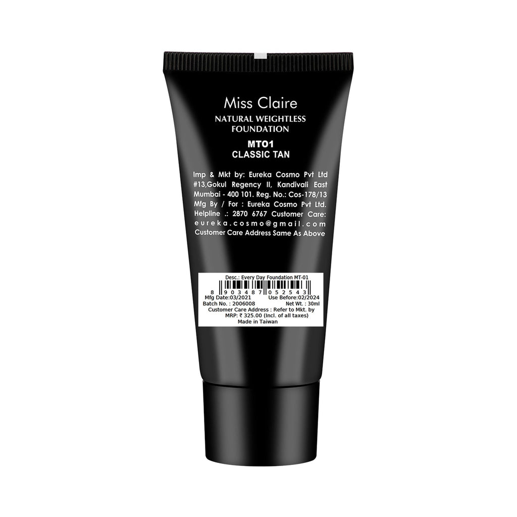 Miss Claire Everyday Foundation - Mt-01 Classic Tan