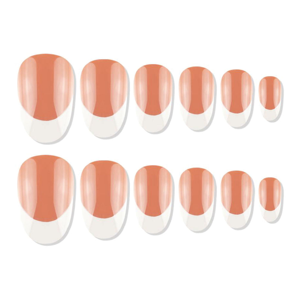 shills professional reusable press on nails french oval spn714