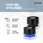 MARS Cosmetics 2-In-1 Hue Gel Eyeliner With 2 Brush Set - 1 - Distacart