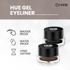 MARS Cosmetics 2-In-1 Hue Gel Eyeliner With 2 Brush Set - 2 - Distacart