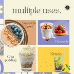 Organic Ayurvedistan Chia Seeds - Distacart