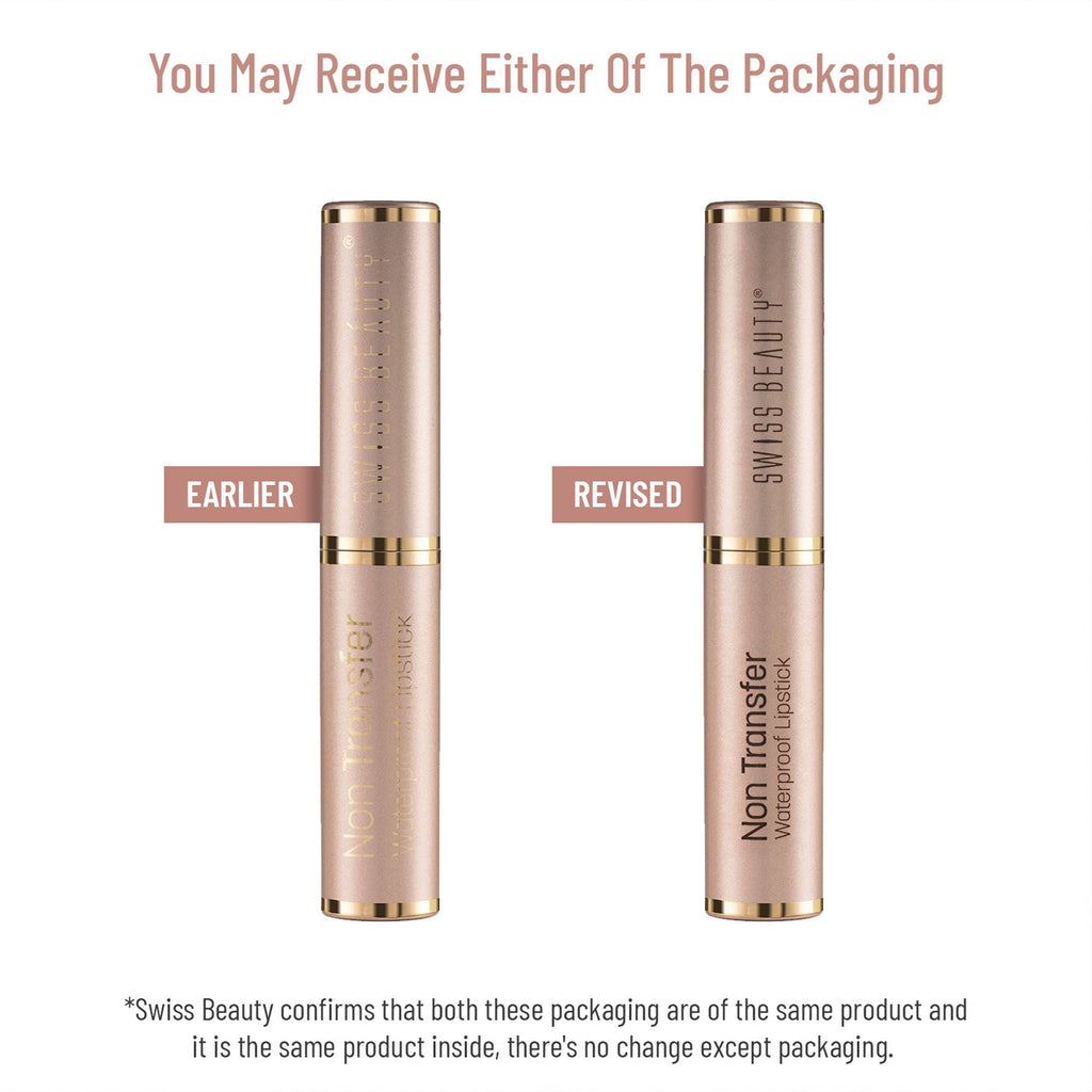Swiss Beauty Non Transfer Waterproof Lipstick - 403 Cupid Pink - Distacart