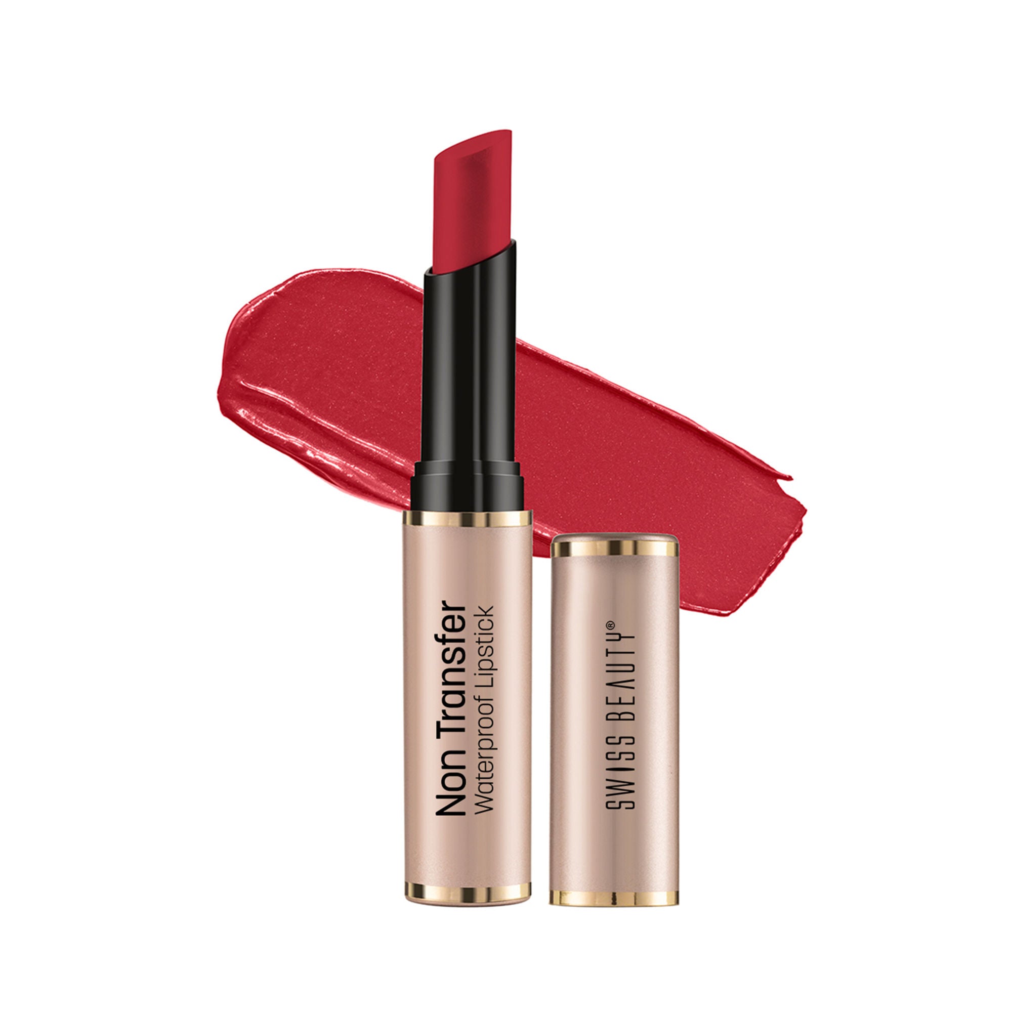 Swiss Beauty Non Transfer Waterproof Lipstick - 409 Smoking Red