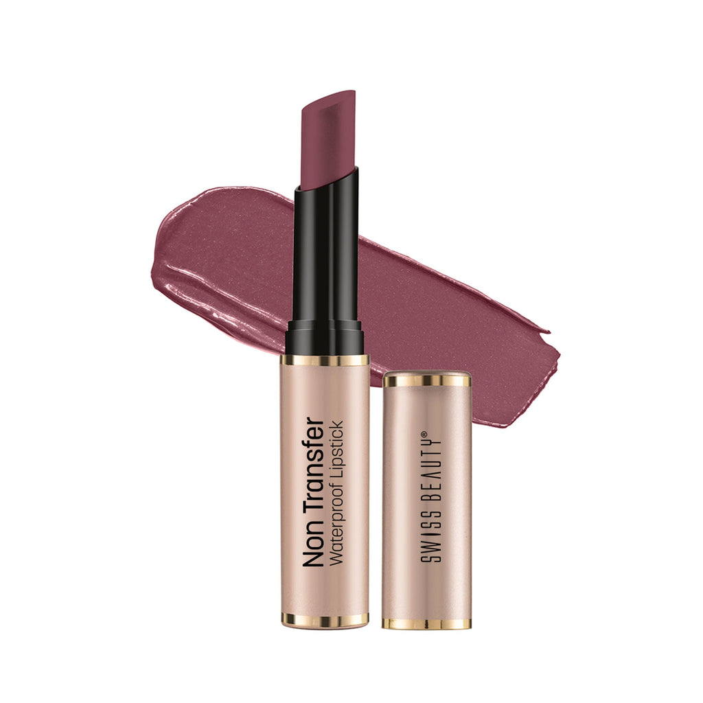 Swiss Beauty Non Transfer Waterproof Lipstick - 426 Mellow Drama