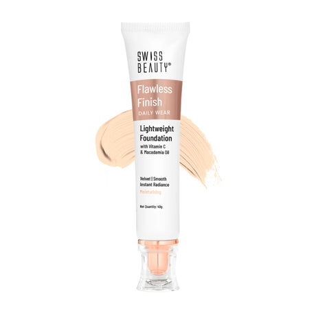 Swiss Beauty Flawless Finish Daily Wear Lightweight Foundation - 01 White Ivory