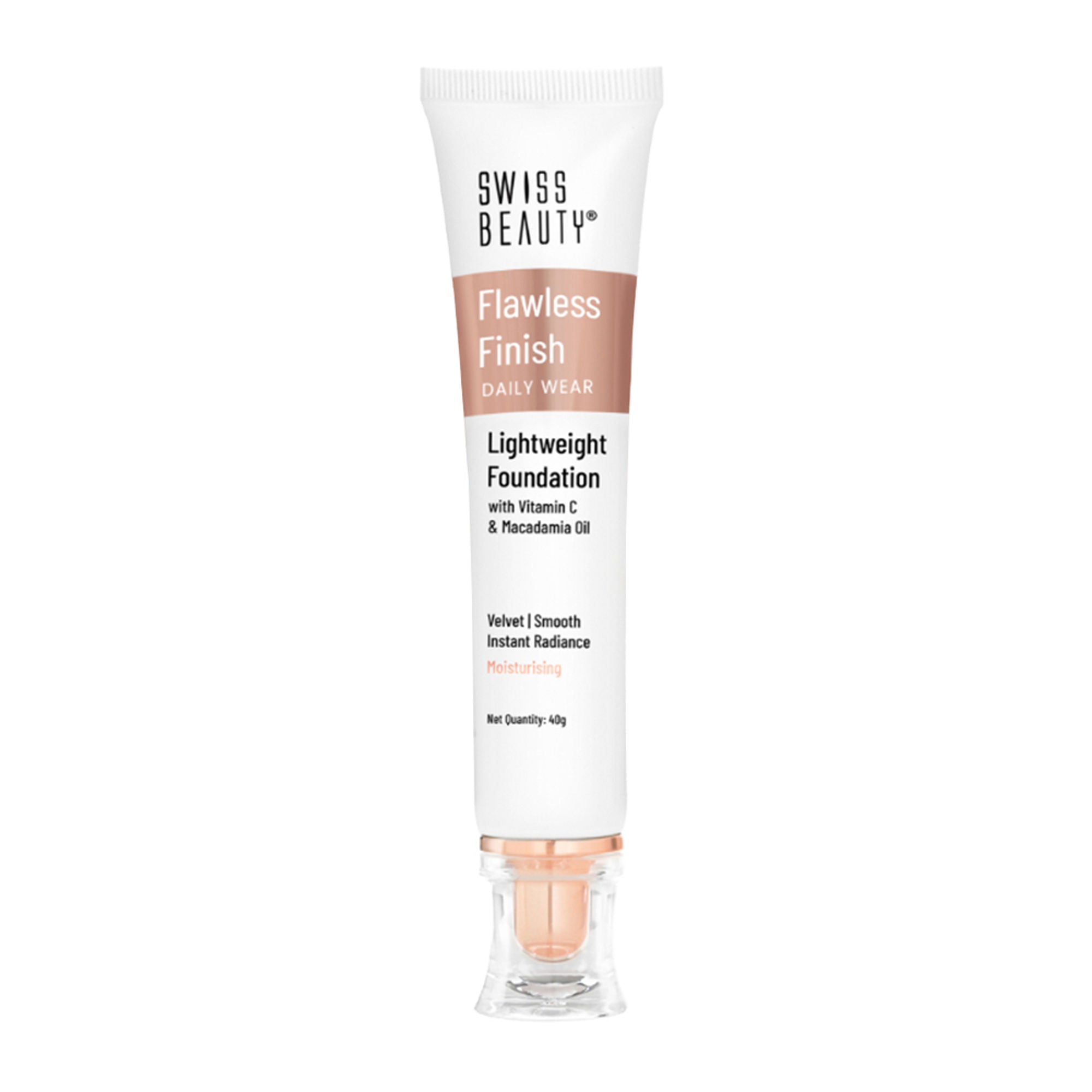 Swiss Beauty Flawless Finish Daily Wear Lightweight Foundation - 04 Natural Nude - Distacart