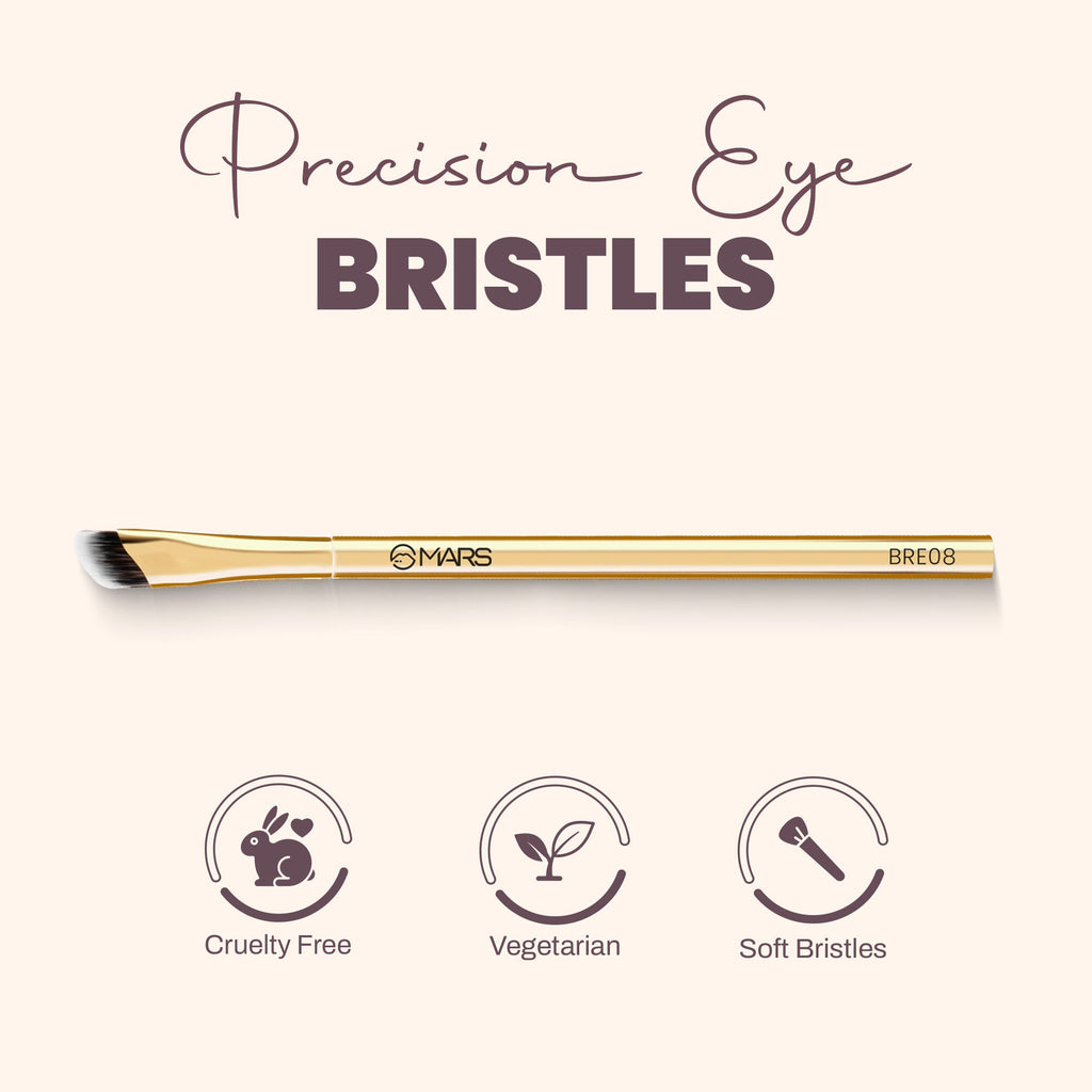 MARS Cosmetics Artist'S Arsenal Precision Eye Brush - Golden - Distacart