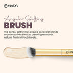 MARS Cosmetics Artists Arsenal Angular Buffing Brush Golden - BRF09 - Distacart