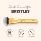 MARS Cosmetics Artist'S Arsenal Flat Foundation Brush - Golden