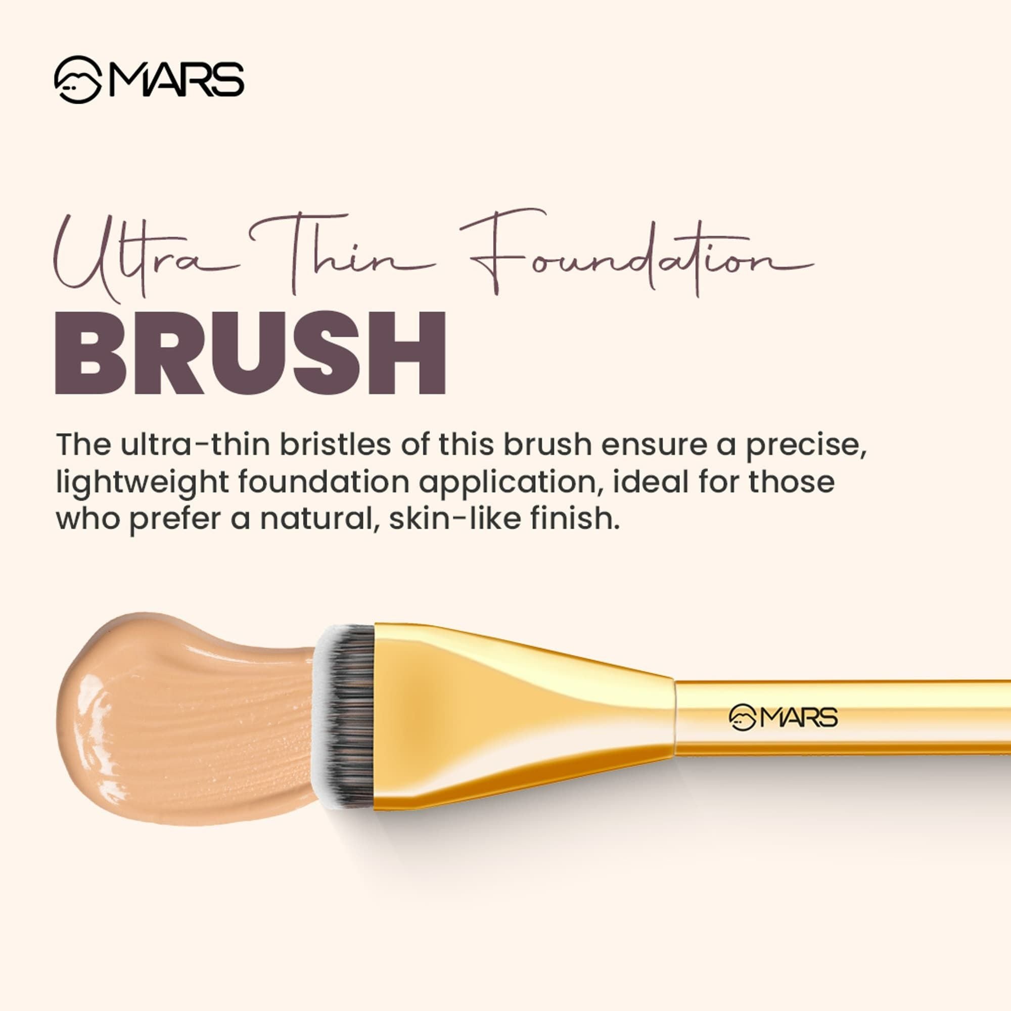 MARS Cosmetics Artist's Arsenal Ultra Thin Foundation Makeup Brush - Distacart