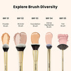 MARS Cosmetics Artist's Arsenal Ultra Thin Foundation Makeup Brush - Distacart
