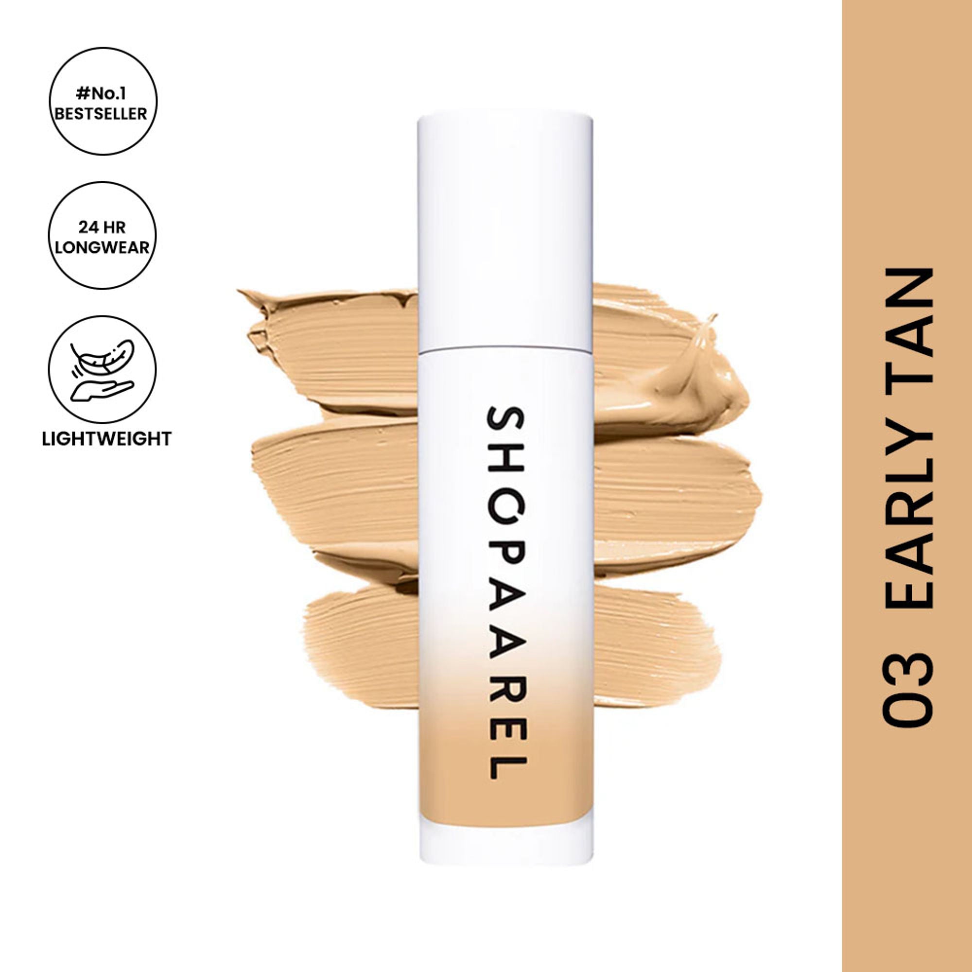 Shopaarel Miracle Skin Foundation - Early Tan 03